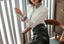 [IESS异思趣向] 2022.02.09 丝享家1000：小六《狂野嘿丝皮裙》[95P／104MB]-美图岛