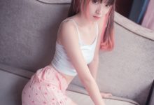 风之领域写真 NO.025 粉白条纹小可爱 [50P/218M]-美图岛