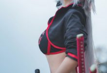 rioko凉凉子 - 泳装黑贞[8P／97MB]-美图岛