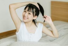 日系美女清新文艺居家写真图片-美图岛