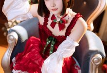 林昔予yorki 性感红色连衣裙 拍摄花絮 [104P+1V-1.3G]-美图岛