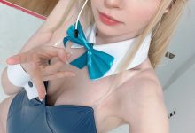 Peach milky – Asuma Toki Bunny Suit-美图岛