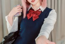 Natsuko夏夏子 – NO.113 2.5次元的诱惑-天乃莉莉纱校服-美图岛
