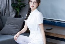 BoBoSocks袜啵啵 No.764 香菜-高跟鞋、厚白丝、护士服-美图岛