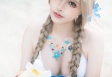 鹿八岁baby – NO.148 蓝色泳衣-美图岛